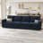 Velvet Sectional Sofa Bed Sleeper-1820958720