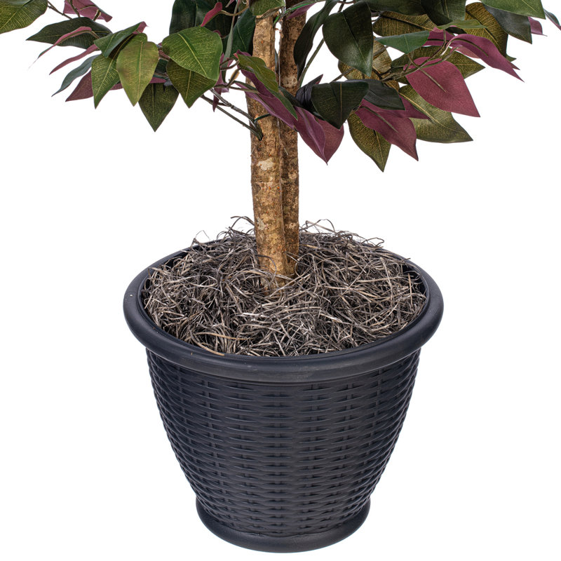 Arbre en pot artificiel de luxe Capensia, gris