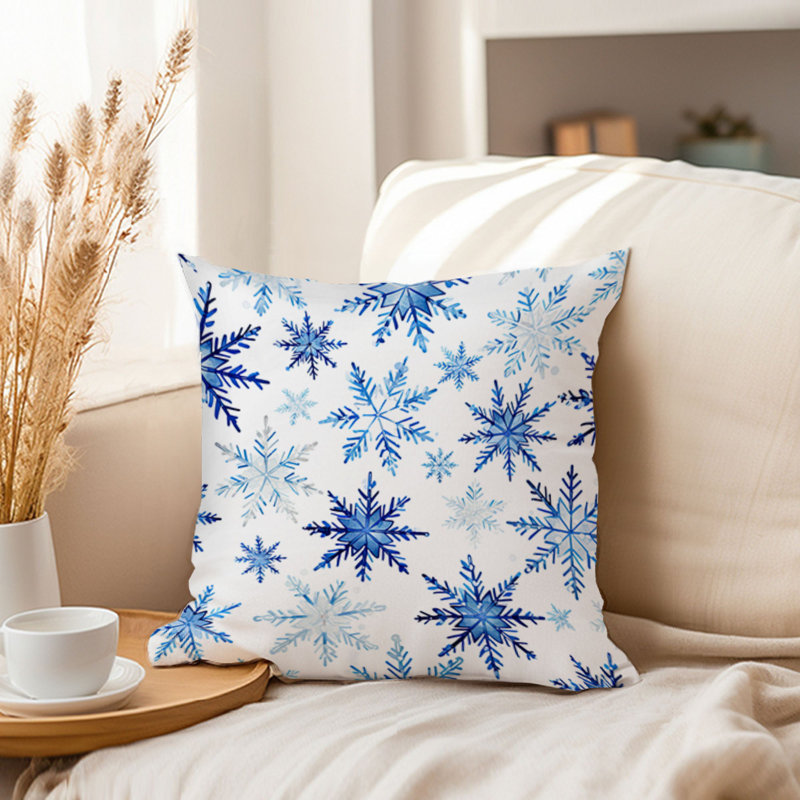 Snowflake Dance Snow Flake Modern, 18"H x 18" W