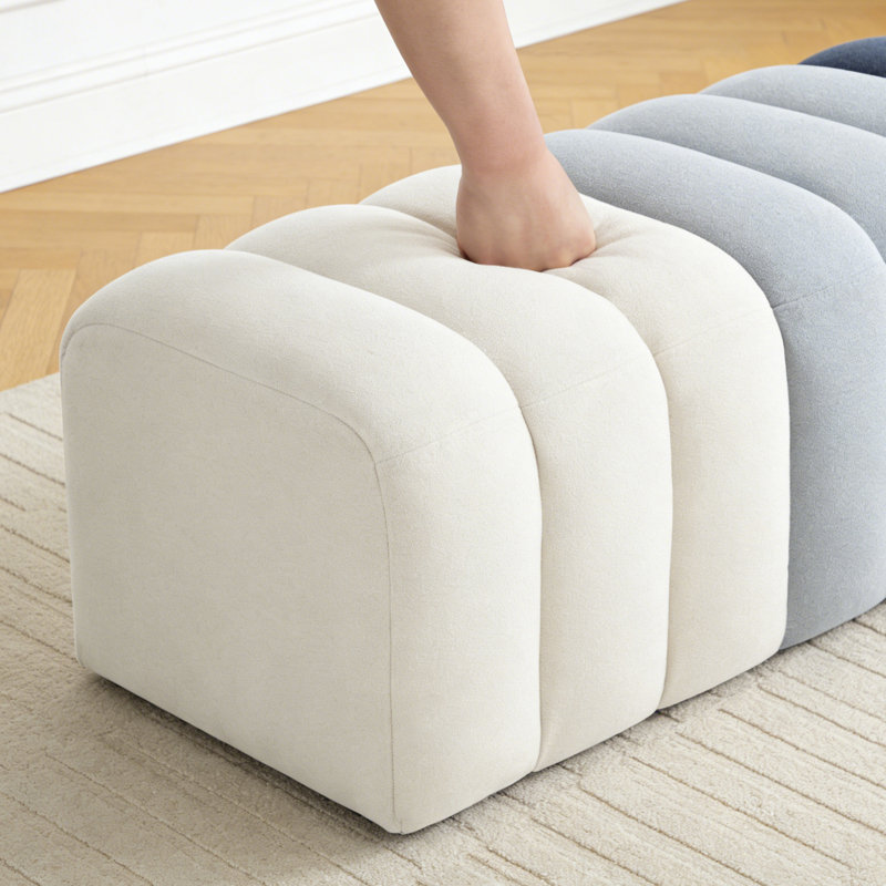 Banc en tissu 53,5 po, Marine