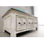 Castle-Antik Solid Wood Block Coffee Table with Storage