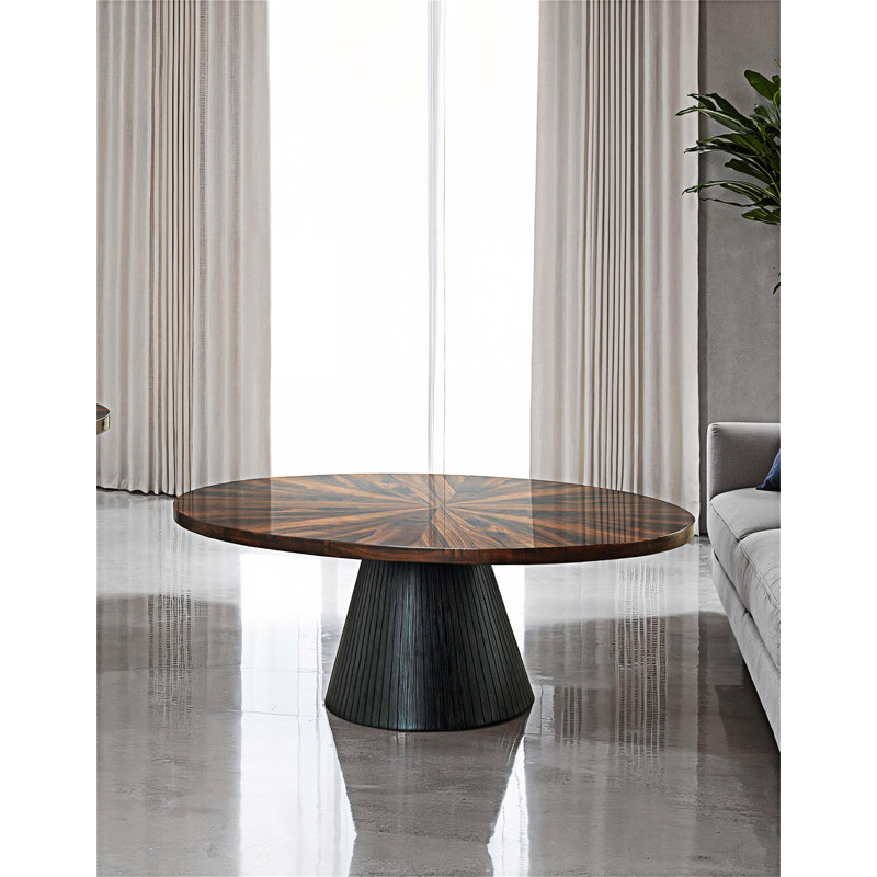 Contemporary Oval Coffee Table