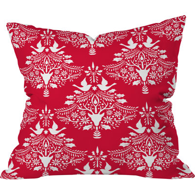 Christmas Paper Cutting Throw Pillow