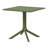 Delron 31.5" W Plastic Square Outdoor Dining Table-966956748