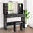 Decorian Makeup Vanity Table Set With 3-colour Dimmable Lighted Mirror-87866009