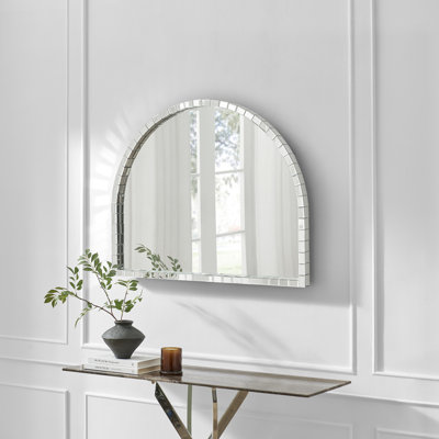 Bernelle Glass Arch Wall Mirror