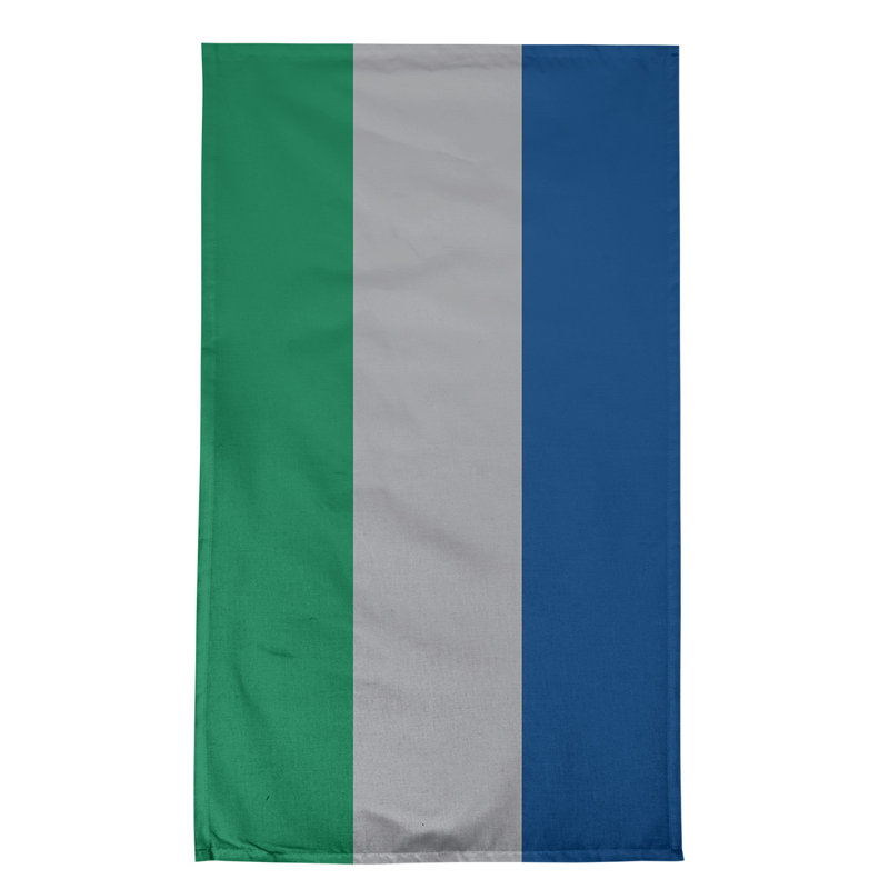 Anaheim Stripe Tea Towel Kitchen Towel, Poly Twill, Green/Cool Gray/Dark Blue