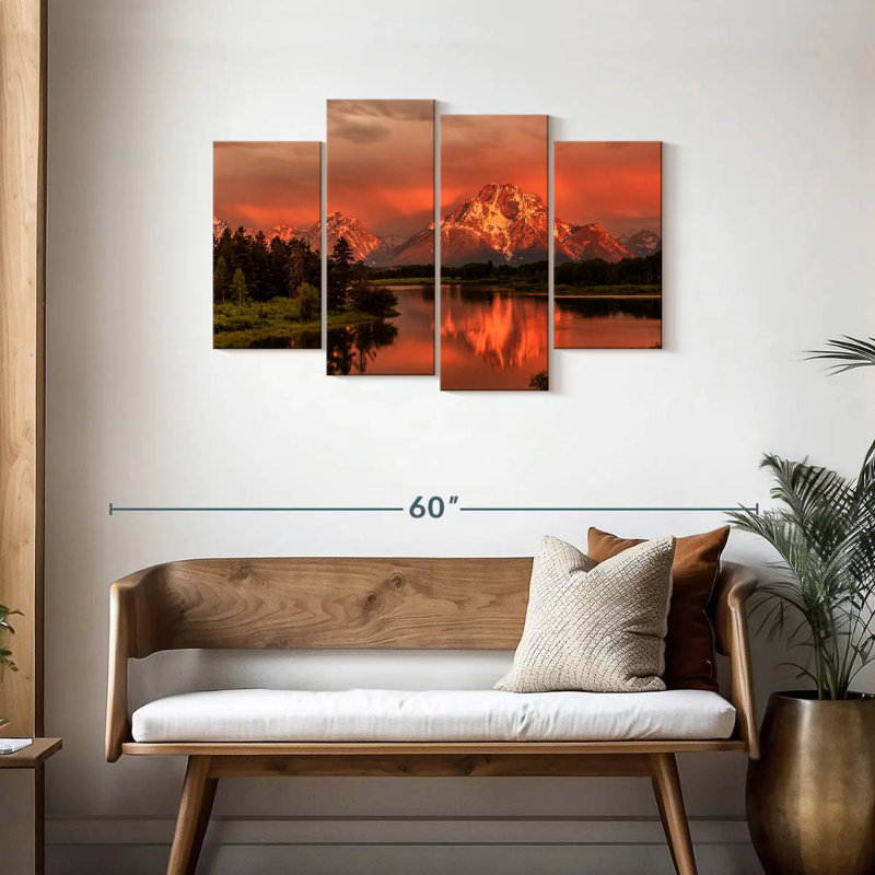 Grand Teton Red Sunset