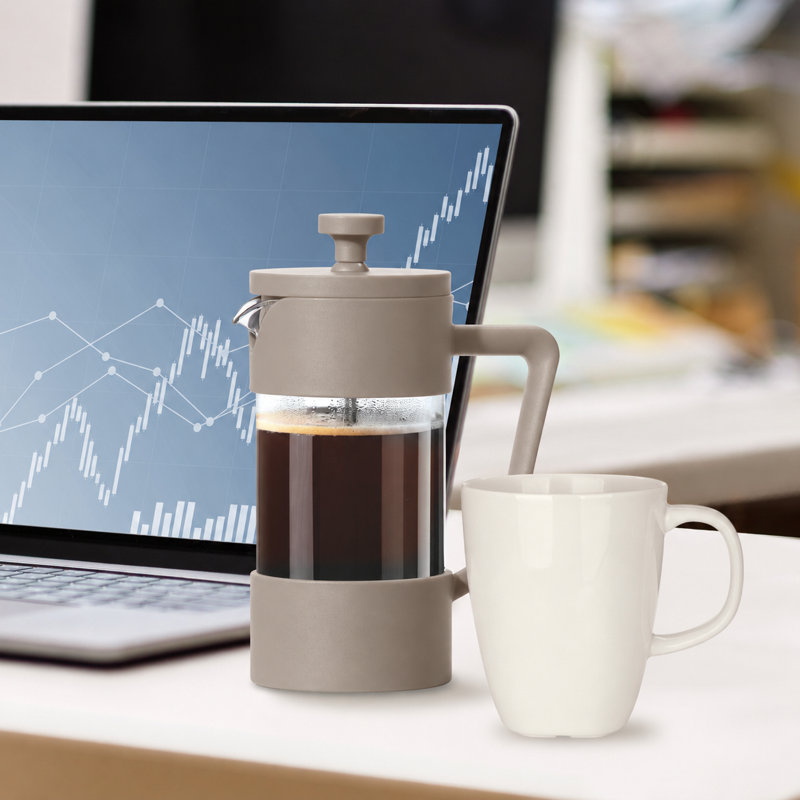3 tasses à café à presses françaises Borosilicate (350 ml, 12 oz)
