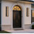 30" Modern Black Rectangular Linear LED Outdoor Wall Lights-2109797824-2109797839