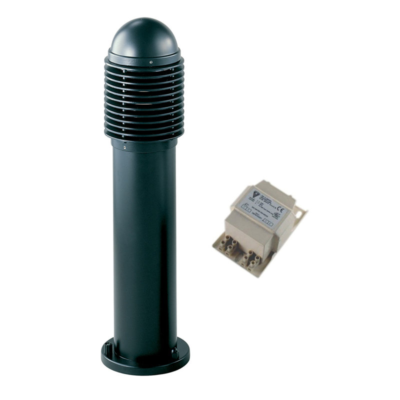 Hagen Bollards, 60W E27 GLS, Matte Black