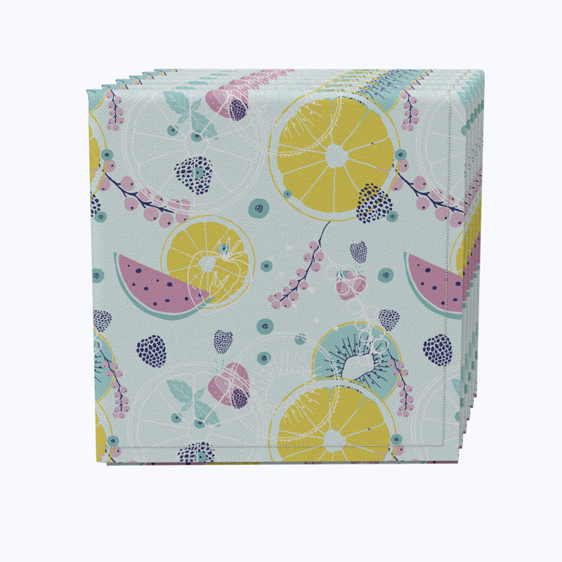 Cotton Twill No Pattern Square Napkin