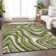 Premium Machine Washable Prisco Olive Rug