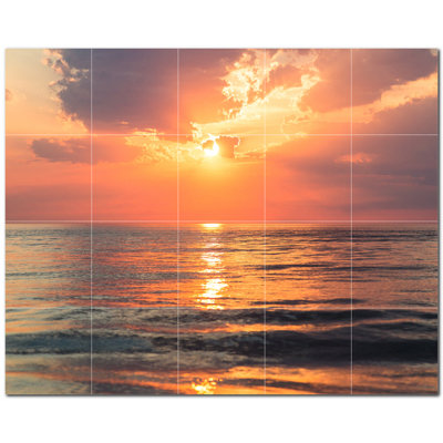 Panneau décoratif en céramique satinée 8 po x 8 po