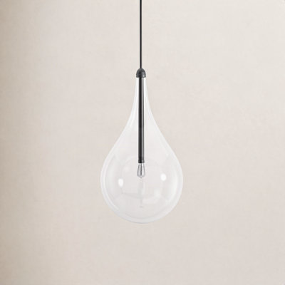 Deva 1-Light Dimmable Teardrop Pendant