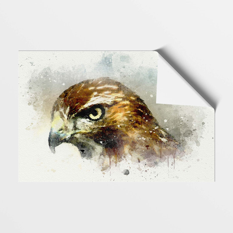 Hawk - Frameless Print, 21 cm H x 29.7 cm W