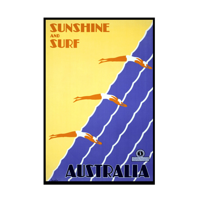 Marcus Jules Sunshine & Surf Canvas Art, 32" H x 22" W