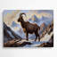 Faune de l'Himalaya, art mural beige en métal Tahr-694100732