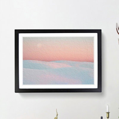 Pink Desert - Picture Frame Painting Print