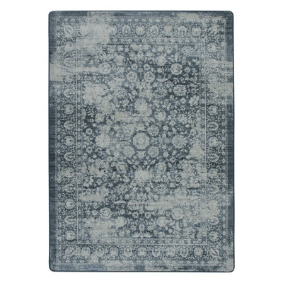 Goutier Camak Denim Fade Oriental Area Rug