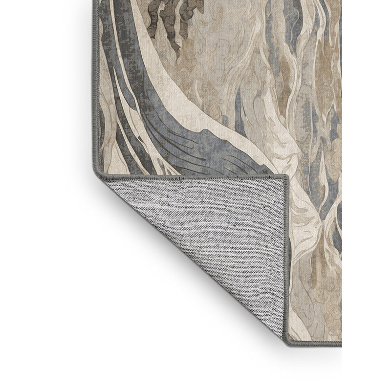 Elegant Waves Rug, Rectangle 6' x 9'