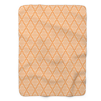 Peach Blush - 1 Piece Premium Sherpa Blanket