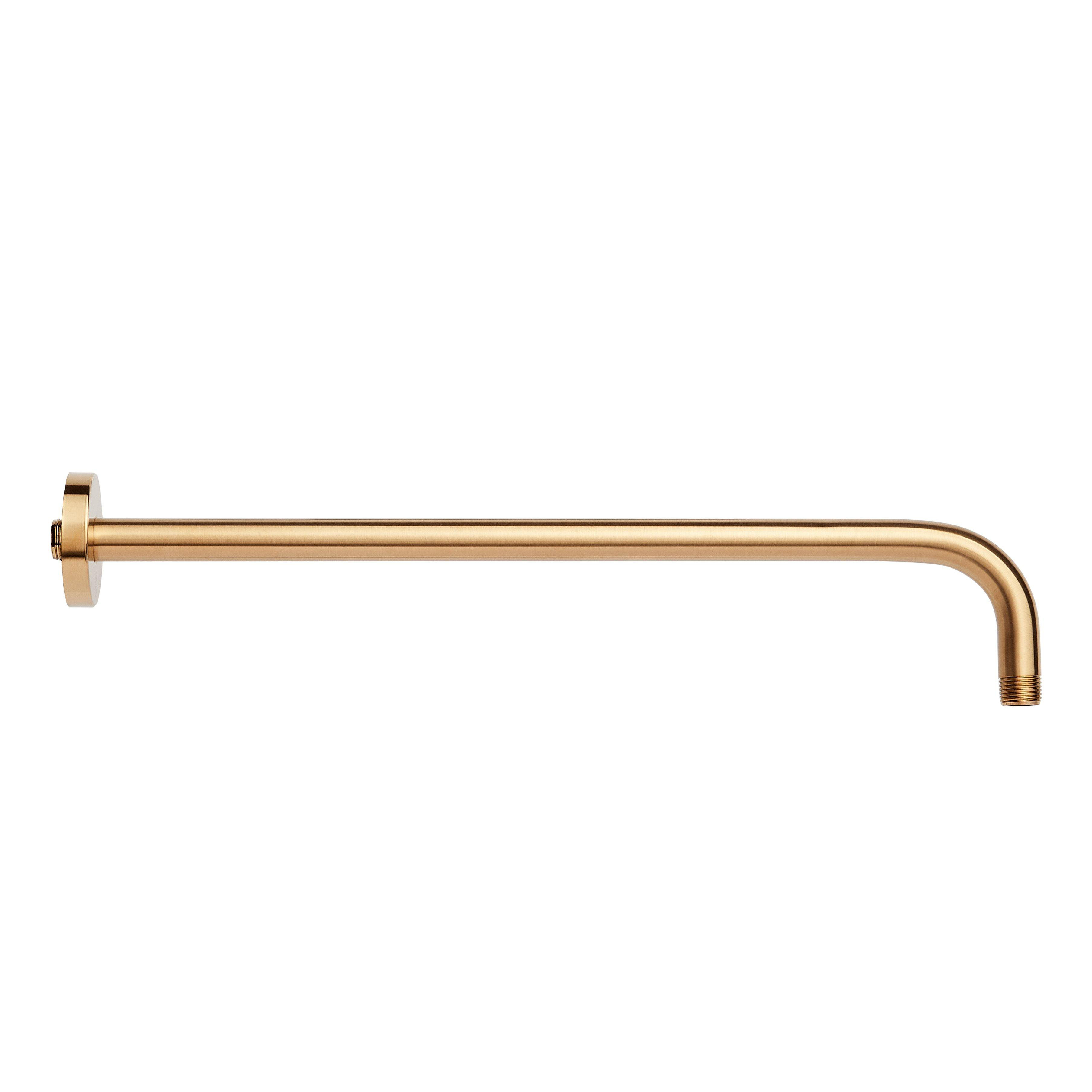 Signature Hardware 18" Wall Mounted Rainfall Shower Arm and Flange ...