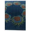Tapis carré bleu marine Johansson