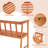 Evalin Solid Wood Outdoor Bench