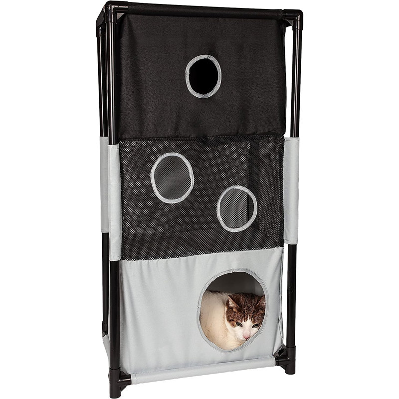 Lit rectangulaire pour chat, Noir