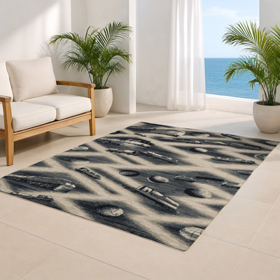 Tapis intérieur et extérieur beige Transport