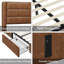 Grand cadre de lit avec 2 stations de charge USB-62616953