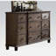 Commode en chêne vieilli