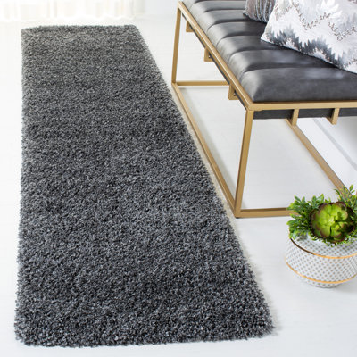 Tapis gris foncé Delane