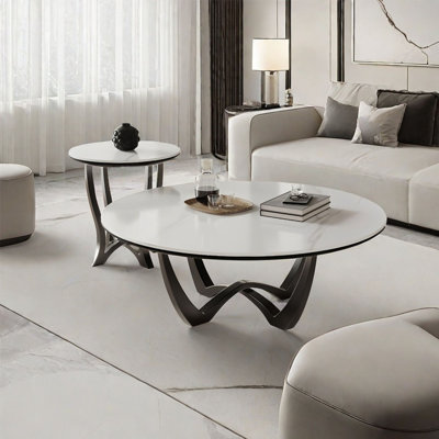 Table ronde moderne et simple
