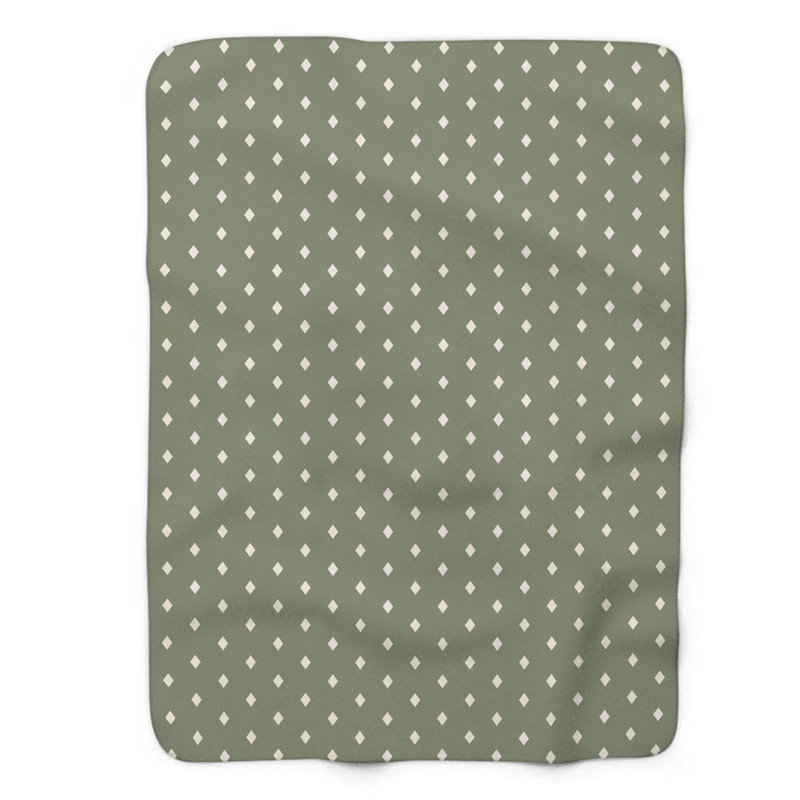 Couverture à motif sherpa gris 1 pièce, L 60 po x L 80 po