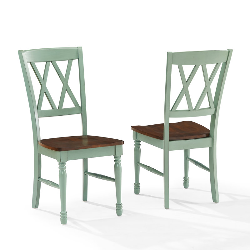 Dunblane 17.5'' H Side Chair, Distressed Teal