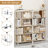 Farragut Faux Wood & Metal 5-Tier Bookshelf-27115504
