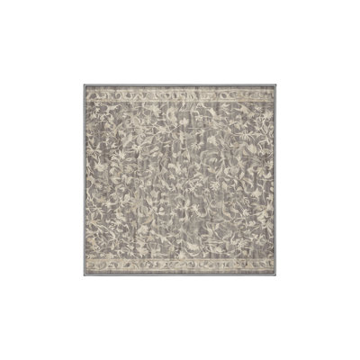 Tapis gris lavable à la machine