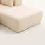 Élégant canapé modulaire beige avec coussins moelleux - Canapé modulaire confortable, idéal pour les salons et les bureaux