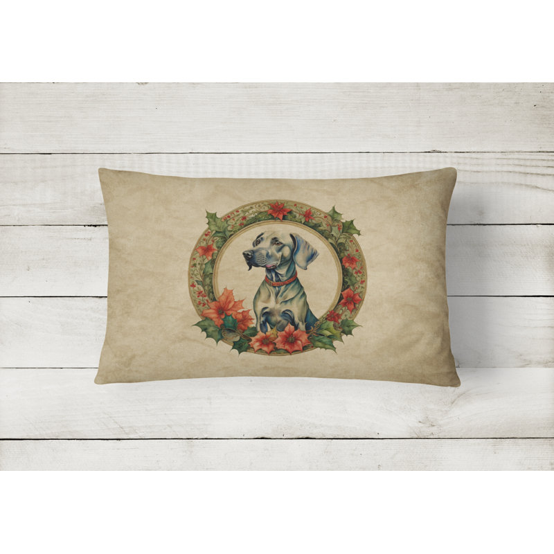 Coussin Christmas, 12 po x 16 po, Rectangulaire