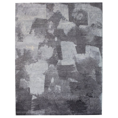 Mirage Cotton and Wool Abstract Area Rug