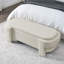 Banc rembourré avec grand espace de rangement