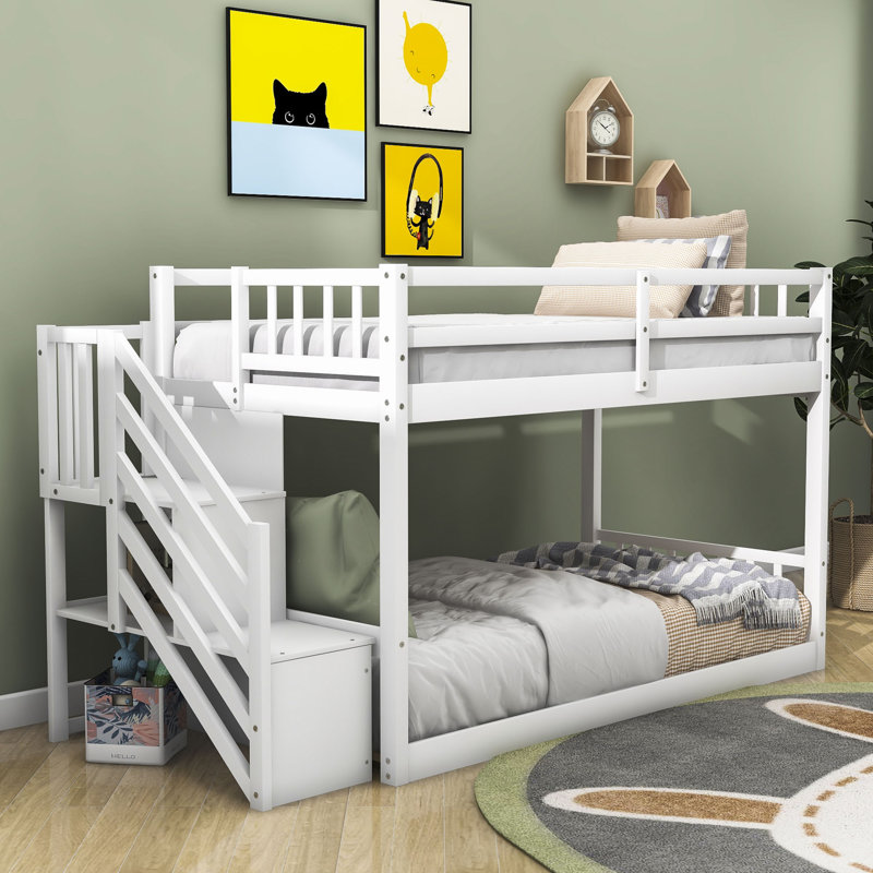 Wiston Kids Twin Over Full Bunk Bed, White