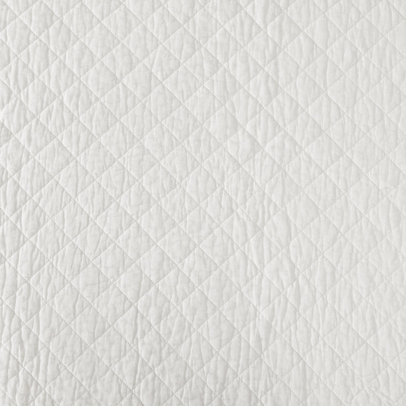 Cotton Comfort Solid Color Classic Chic Casual Modern Rustic Cotton Euro Sham 27x27 inch, White