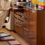 Armoire de rangement rétro multifonctionnelle