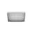 30" Wide Solid Surface Minimalist Vanity Countertop in White