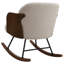 Chaise berçante rembourrée Valera-954945204