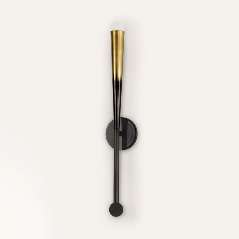 Adley Wall Sconce in Gradient Brass by Cortney Bishop