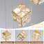 Luminaires suspendus modernes en cristal 10 lumières à intensité variable-468709194-468709202-468709207